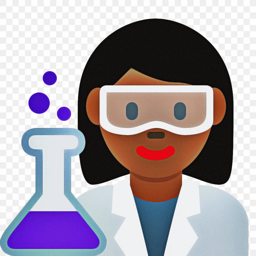 Emoji Background, PNG, 1024x1024px, Emoji, Cartoon, Chemist, Dark Skin, Girl Download Free