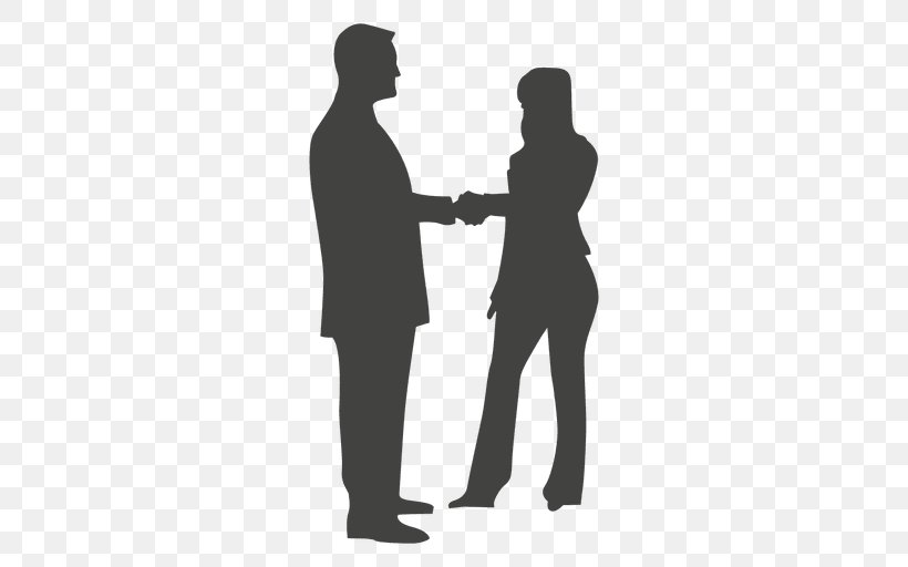 Silhouette Handshake, PNG, 512x512px, Silhouette, Arm, Black, Black And White, Business Download Free