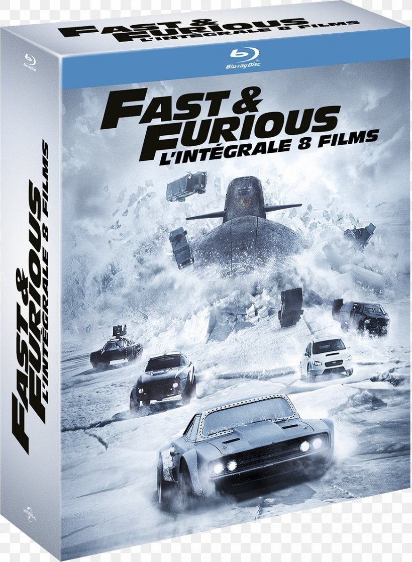 Blu-ray Disc The Fast And The Furious Film DVD Box Set, PNG, 871x1188px, Bluray Disc, Adventure Film, Automotive Design, Automotive Exterior, Box Set Download Free