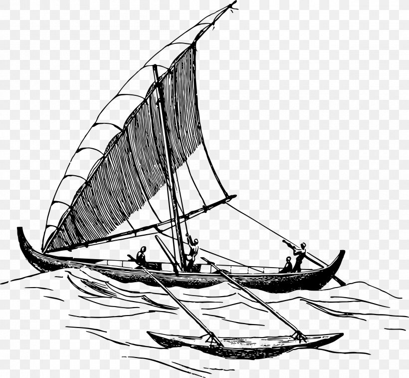 Proa Sailboat Sailing, PNG, 2400x2216px, Proa, Aka, Ama, Artwork, Baltimore Clipper Download Free