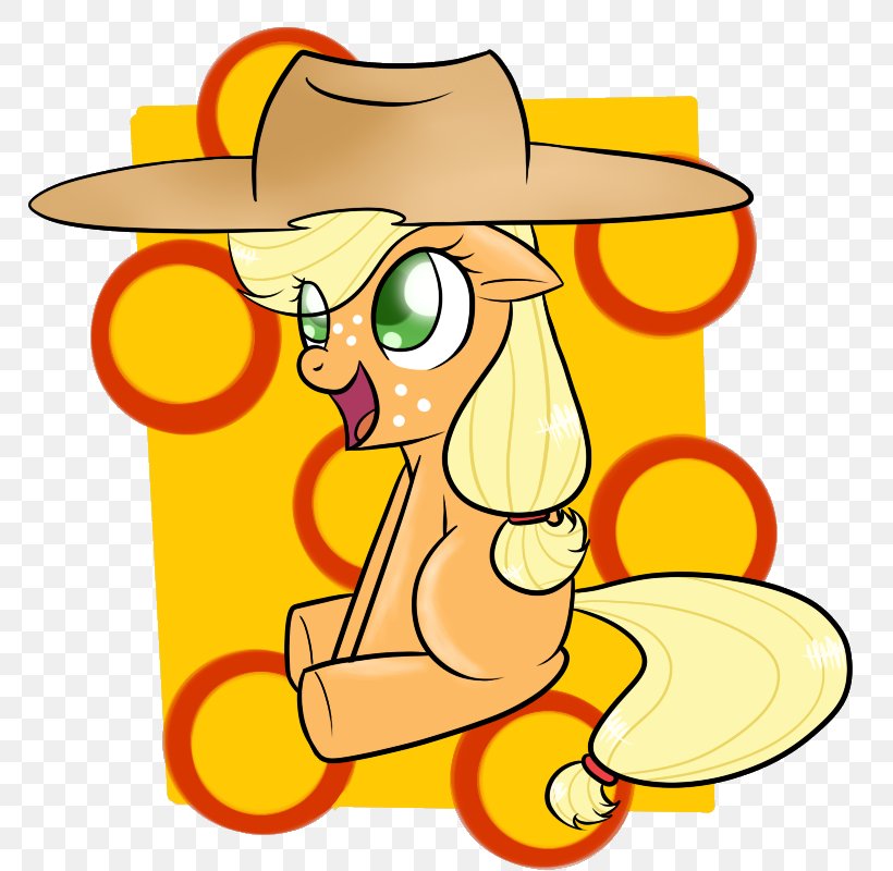 Applejack Pony Art Smiley Clip Art, PNG, 800x800px, Applejack, Art, Artwork, Cartoon, Cowboy Hat Download Free