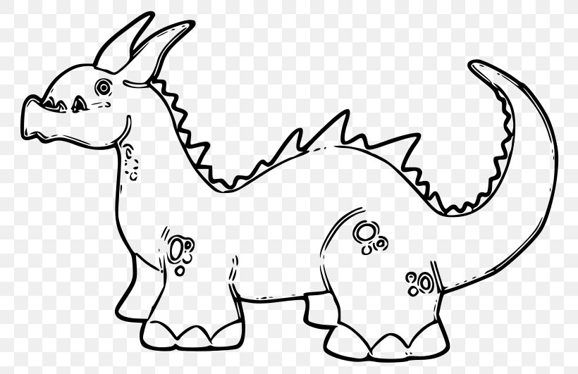 Coloring Book Black And White Drawing Clip Art, PNG, 800x531px, Coloring Book, Animal Figure, Black And White, Carnivoran, Chinese Dragon Download Free