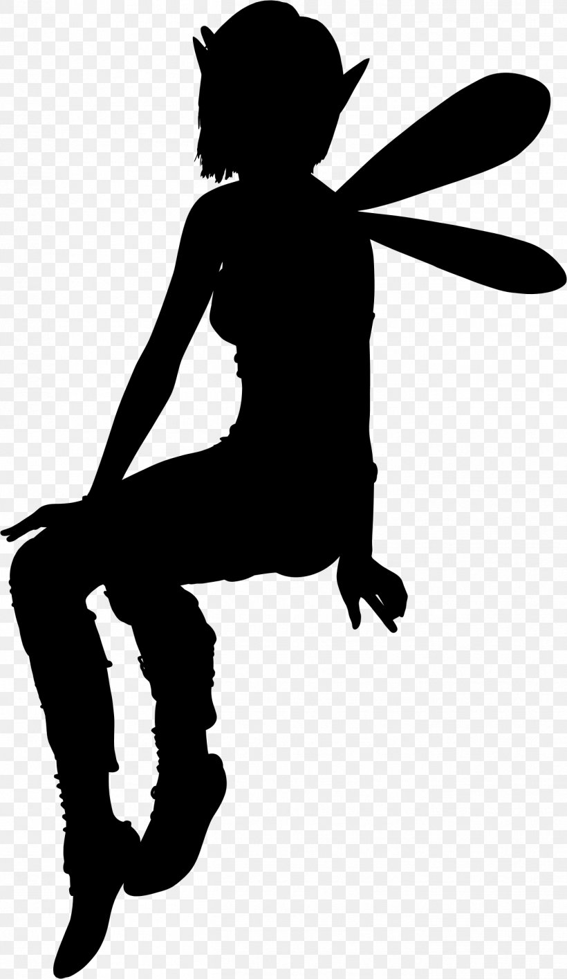 Elf Silhouette Fairy Clip Art, PNG, 1352x2334px, Elf, Arm, Art, Black, Black And White Download Free