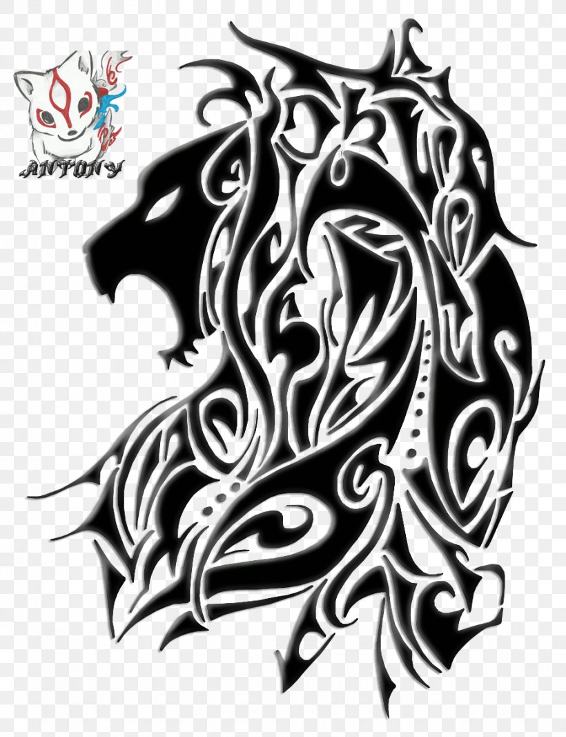 Lion Tattoo Drawing Image Design, PNG, 926x1205px, Lion, Art, Black And ...