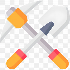Pick And Shovel - Crossed Pickaxe And Shovel PNG