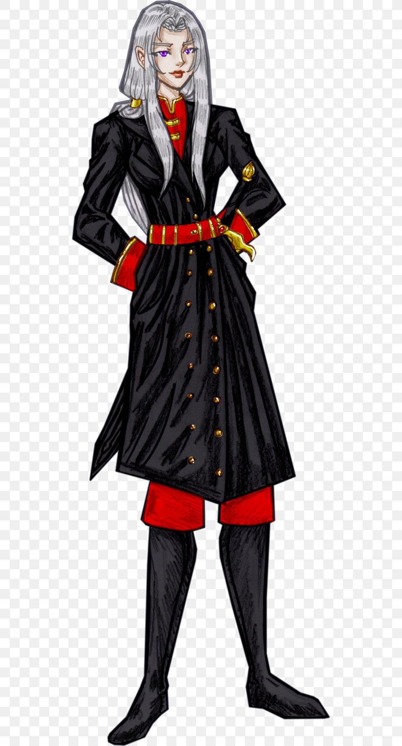 Robe Costume Illustration Character Fiction, PNG, 526x1520px, Robe, Academic Dress, Black Hair, Character, Clothing Download Free