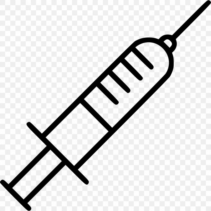 Syringe Hypodermic Needle Clip Art, PNG, 980x978px, Syringe, Black And White, Blood Test, Hypodermic Needle, Injection Download Free
