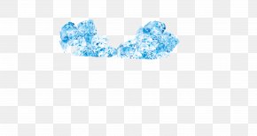 Ice, Summer, Cool - Turquoise Ice Cube Pattern PNG