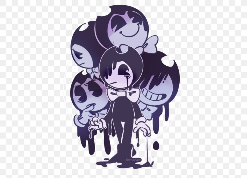 Bendy And The Ink Machine Drawing Cuphead TheMeatly Games Video Game, PNG, 500x591px, Bendy And The Ink Machine, Art, Black, Cuphead, Devil Within Download Free