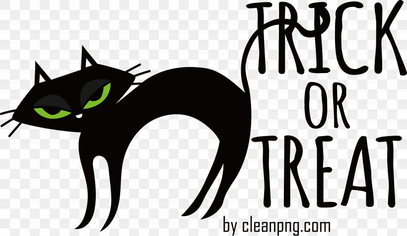 Halloween, PNG, 8154x4724px, Trick Or Treat, Black Cat, Halloween Download Free