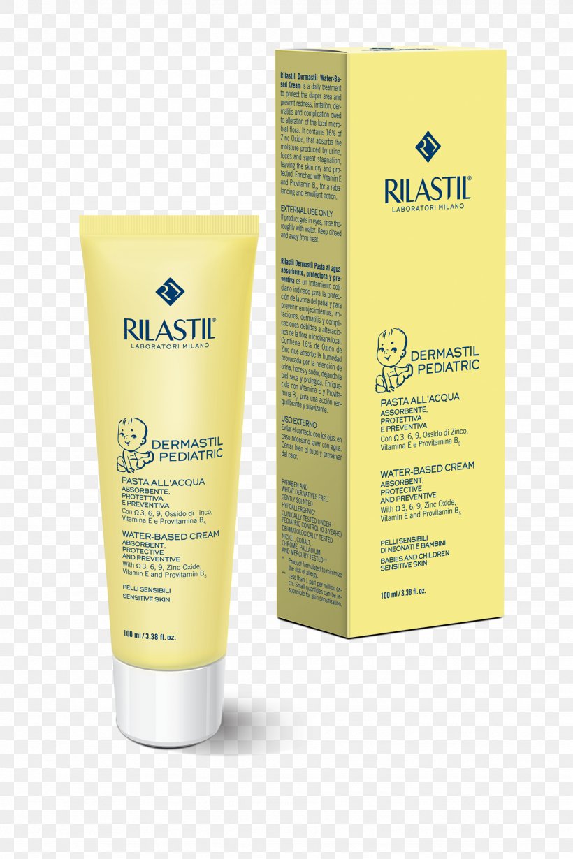 Pediatrics Sunscreen Rilastil Dermastil Pediatric Pasta With Water 100ml Skin Krema, PNG, 1333x2000px, Pediatrics, Chemical Compound, Child, Cream, Diaper Download Free