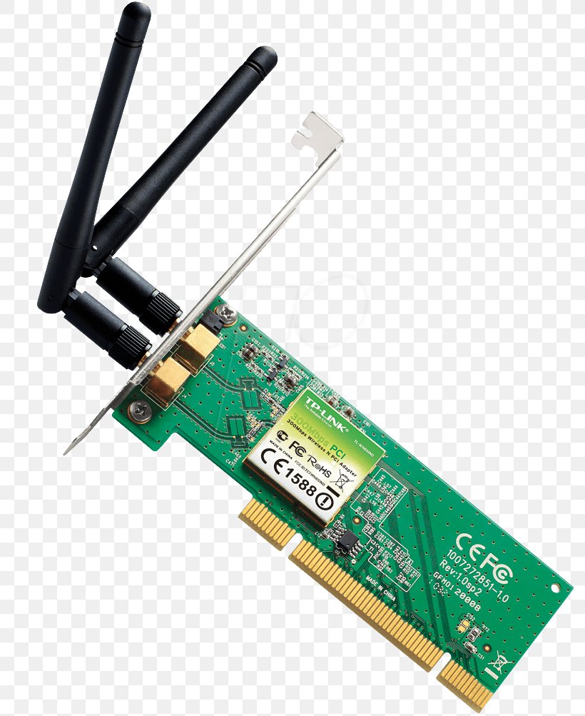 Conventional PCI Wireless Network IEEE 802.11n-2009 Network Cards & Adapters, PNG, 795x1003px, Conventional Pci, Adapter, Electronic Device, Electronics Accessory, Ieee 80211 Download Free