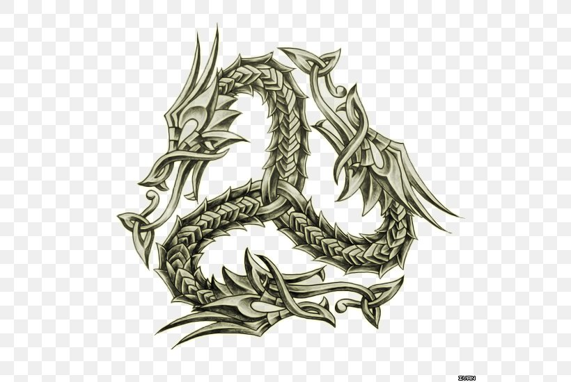Dragon Celts Celtic Art Triskelion Tattoo, PNG, 550x550px, Dragon, Celtic  Art, Celtic Knot, Celts, Drawing Download