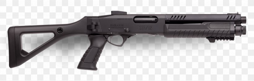 Fabarm SDASS Tactical Pump Action Heckler & Koch FABARM FP6 Shotgun Stock, PNG, 3136x1000px, Watercolor, Cartoon, Flower, Frame, Heart Download Free