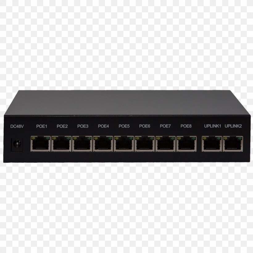 Power Over Ethernet Ethernet Hub Electronics Network Switch Amplifier, PNG, 1024x1024px, Power Over Ethernet, Amplifier, Audio Receiver, Av Receiver, Electric Current Download Free