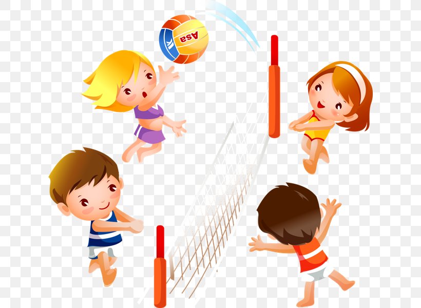 Beach Volleyball Clip Art Image Sports, PNG, 632x600px, Volleyball, Area, Baby Toys, Ball, Beach Volleyball Download Free