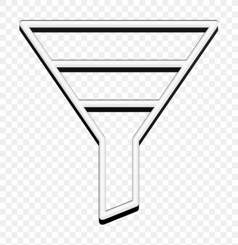 Funnel Icon Filter Icon Chart And Diagram Icon, PNG, 980x1010px, Funnel Icon, Cocktail Glass, Filter Icon, Geometry, Line Download Free