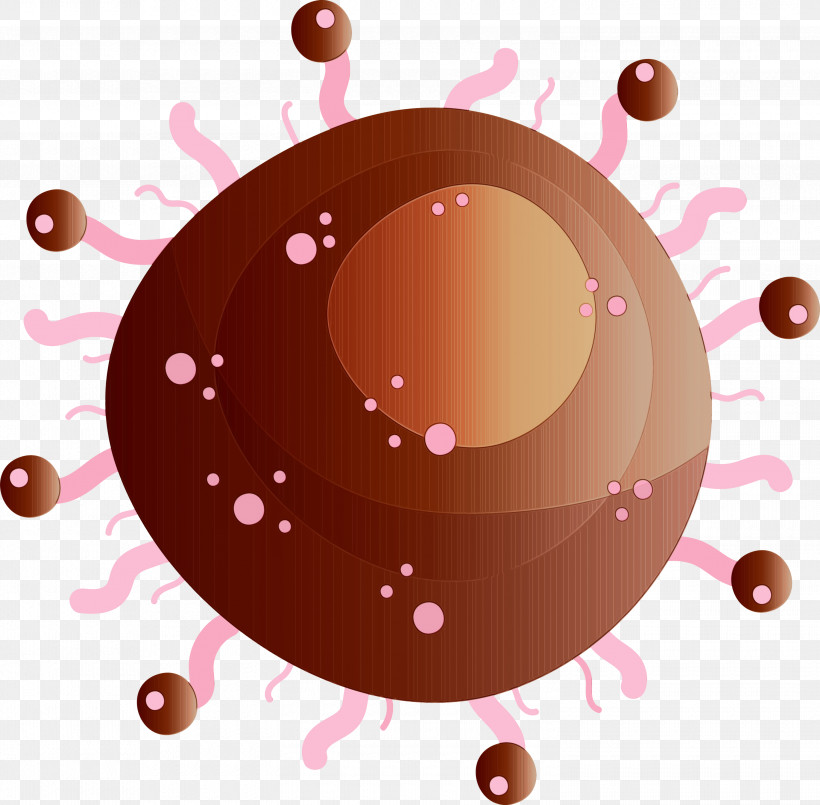 Pink Brown Circle Liquid, PNG, 3000x2948px, Coronavirus, Brown, Circle, Corona, Covid Download Free