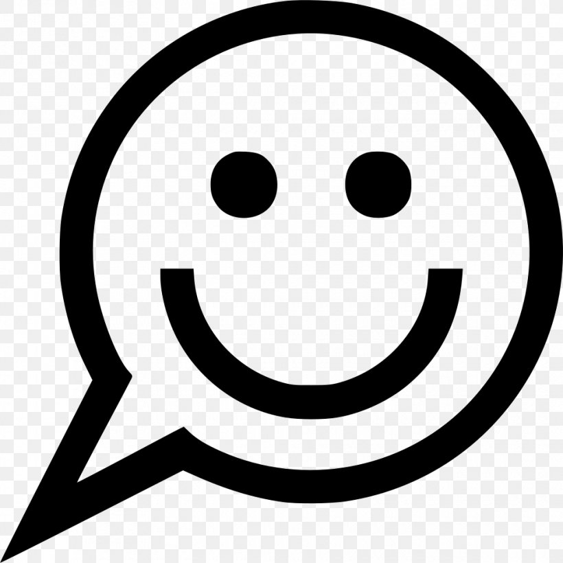 Smiley Happiness Text Messaging Clip Art, PNG, 980x980px, Smiley, Black And White, Emoticon, Emotion, Face Download Free