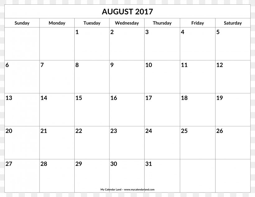 0 Calendar August 1 Month, PNG, 3300x2550px, 2017, 2018, 2019, Area, August Download Free