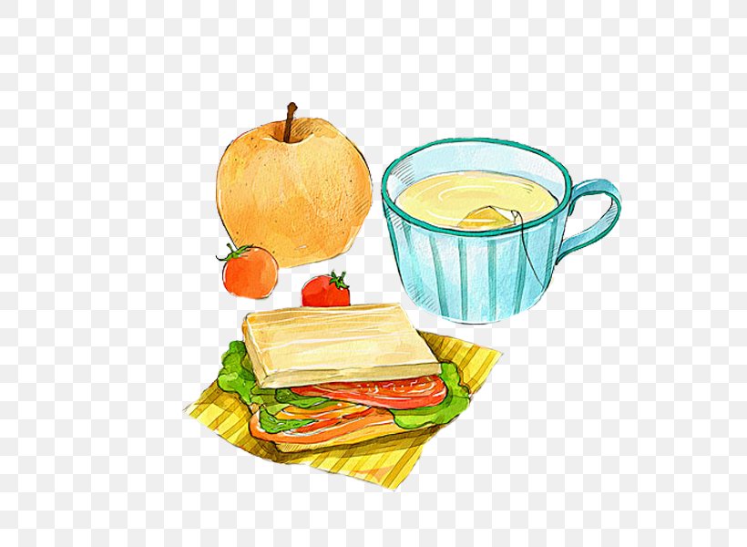 Hamburger Breakfast Toast Coffee Junk Food, PNG, 600x600px, Hamburger, Bread, Breakfast, Coffee, Coffee Cup Download Free