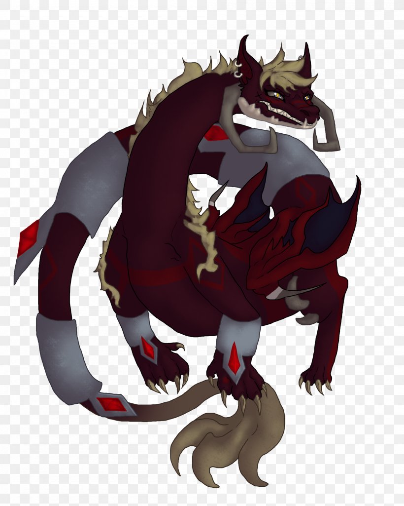 Illustration Cartoon Demon, PNG, 2000x2500px, Cartoon, Demon, Dragon, Fictional Character, Mythical Creature Download Free