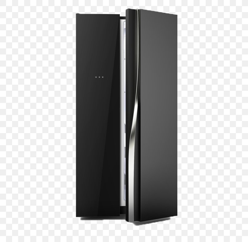 Black Minimalist Design Cool Smart Refrigerator, PNG, 709x800px, Minimalism, Designer, Electronic Device, Home Appliance, Loudspeaker Download Free