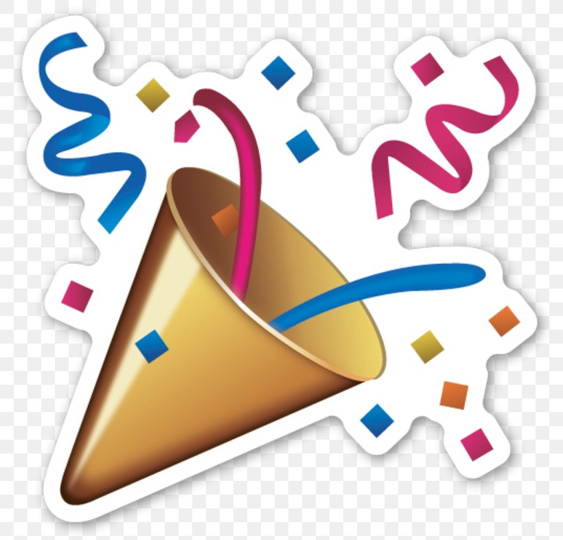 Emoji Sticker Confetti Party Emoticon Png 800x786px Emoji Confetti Emoji Movie Emoticon Iphone Download Free