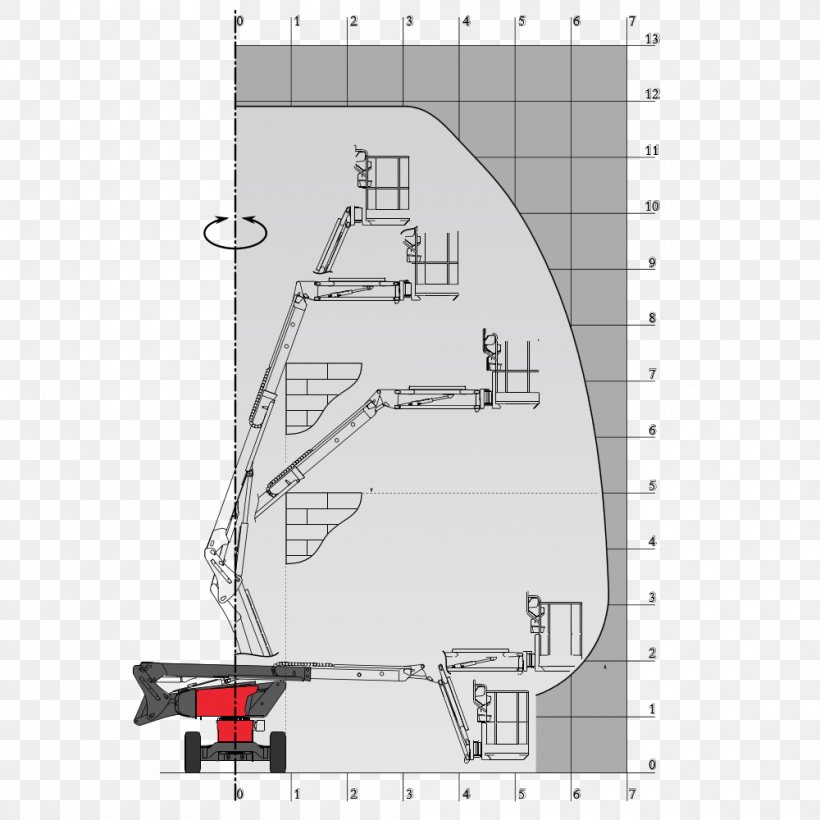 Hjørring Scaffolding Rental A / S Aerial Work Platform Arbeitsbühne Hoogwerker, PNG, 1000x1000px, Aerial Work Platform, Area, Diagram, Drawing, Elevation Download Free