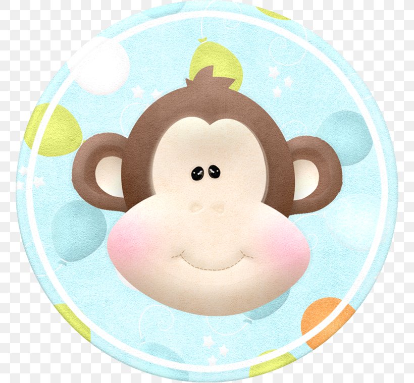 Monkey Cartoon Clip Art, PNG, 759x759px, Monkey, Baby Shower, Baby Toys, Birthday, Cartoon Download Free