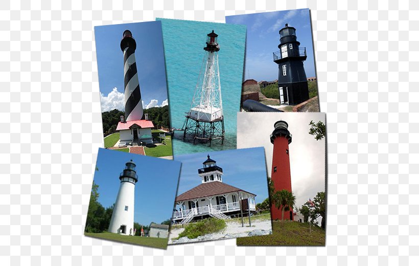 Jupiter Inlet Light Lighthouse Carysfort Reef Light Alligator Reef Light Bill Baggs Cape Florida State Park, PNG, 500x520px, Jupiter Inlet Light, Beach, Beacon, Buxton, Collage Download Free