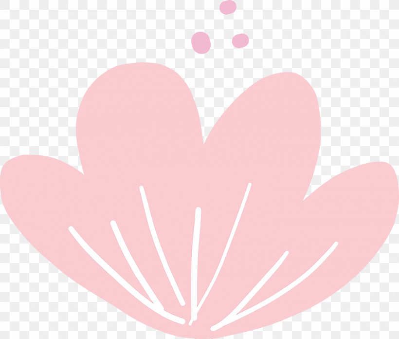 Petal Flower Heart Font M-095, PNG, 3000x2547px, Watercolor, Flower, Heart, M095, Paint Download Free