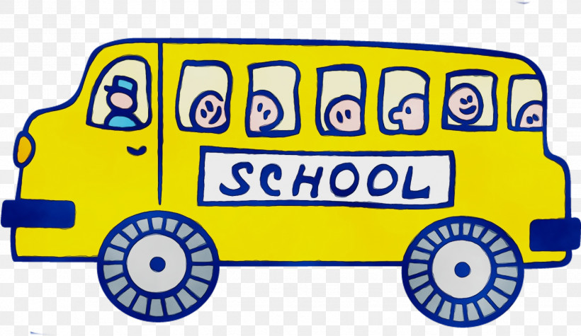 School Bus, PNG, 1938x1123px, Watercolor, Bus, Bus Stop, Class, Education Download Free