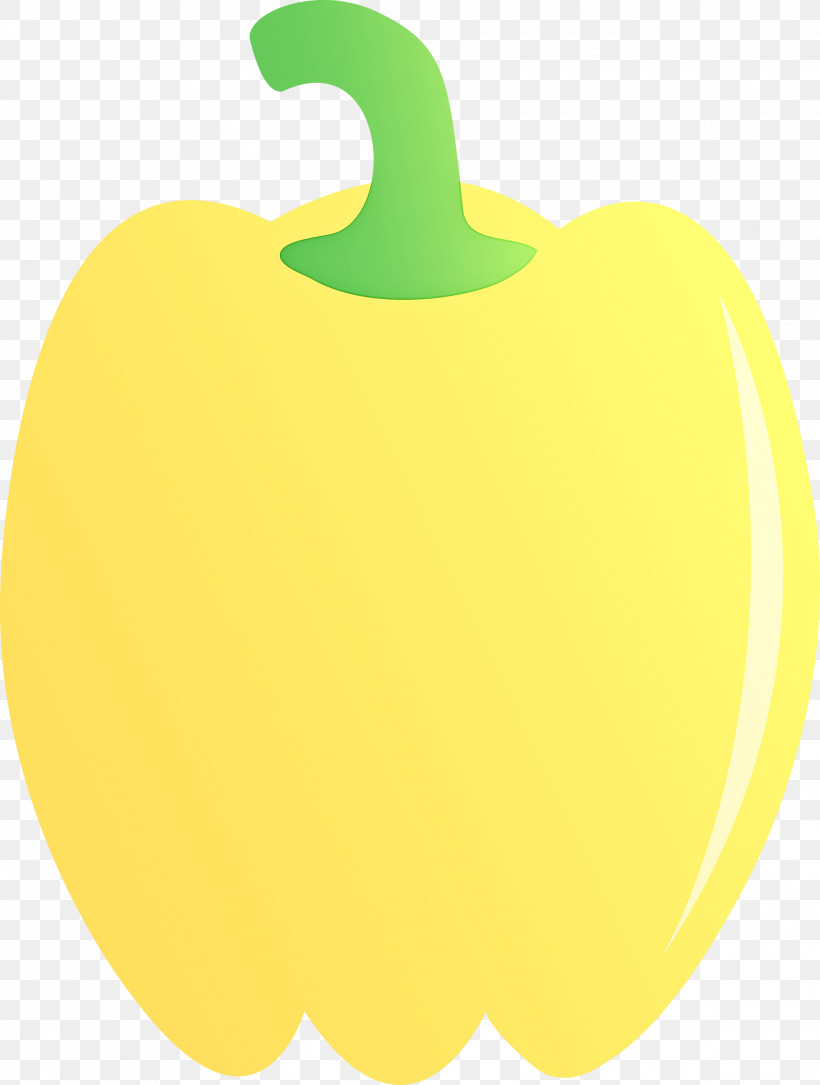 Yellow Fruit Plant Bell Pepper Pear, PNG, 2267x3000px, Yellow, Apple, Bell Pepper, Food, Fruit Download Free