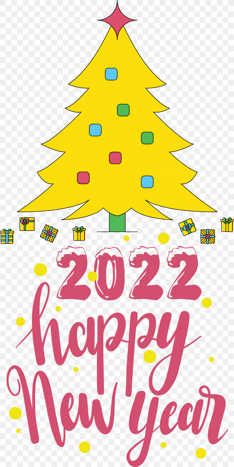 2022 Happy New Year 2022 New Year Happy 2022 New Year, PNG, 1501x2999px, Christmas Tree, Bauble, Christmas Day, Christmas Ornament M, Conifers Download Free