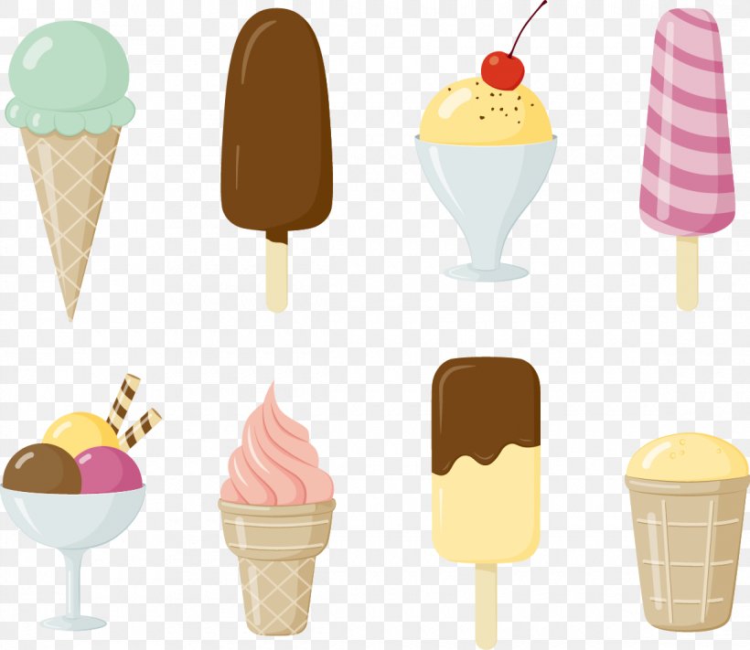 Ice Cream Cone Ice Pop Sundae, PNG, 1160x1007px, Ice Cream, Cartoon, Cream, Dairy Product, Dessert Download Free