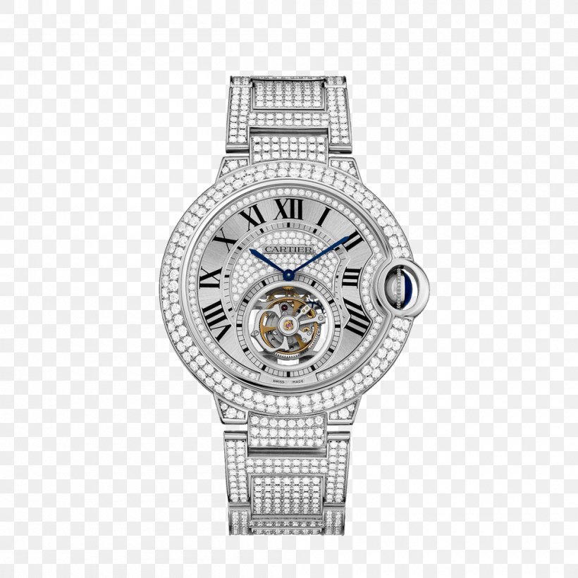 International Watch Company Cartier Tank Breitling SA, PNG, 1000x1000px, Watch, Bling Bling, Brand, Breitling Sa, Cartier Download Free