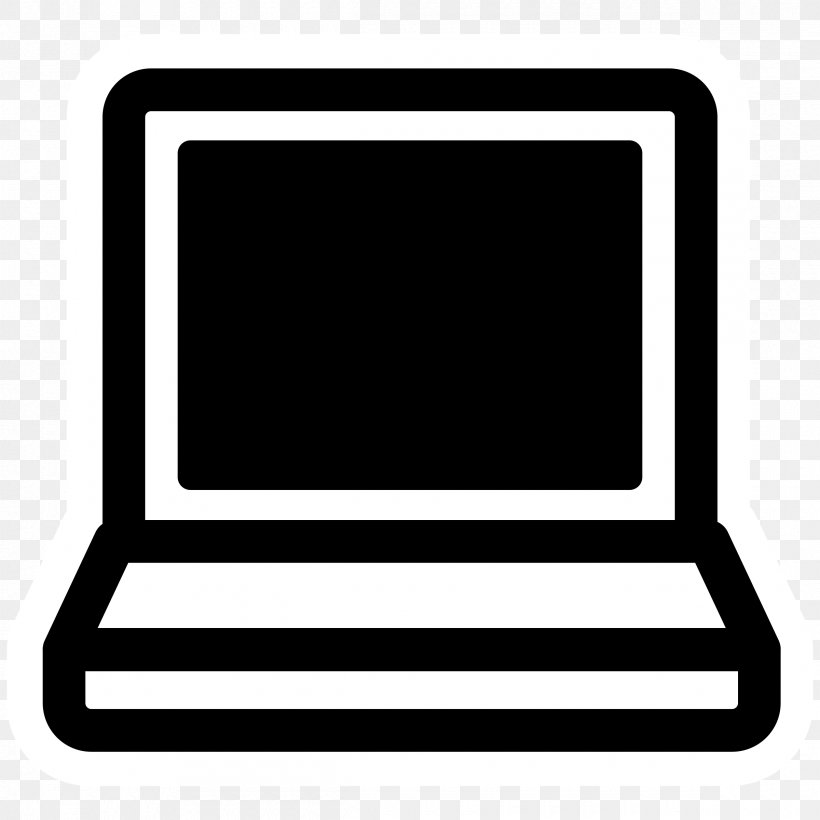 Laptop Black And White Clip Art, PNG, 2400x2400px, Laptop, Black And White, Brand, Computer, Computer Icon Download Free