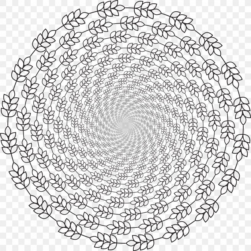 Maze Circle, PNG, 2343x2343px, Maze, Area, Black And White, Doily, Drawing Download Free