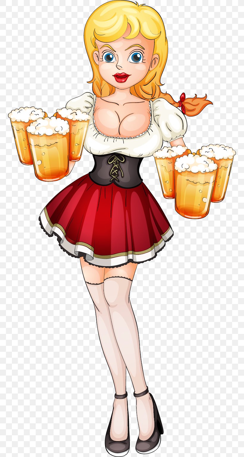 Oktoberfest Beer Cartoon Illustration, PNG, 766x1533px, Watercolor, Cartoon, Flower, Frame, Heart Download Free