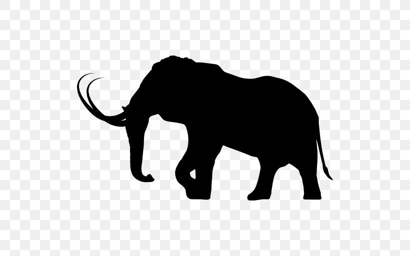 Elephantidae African Elephant Asian Elephant, PNG, 512x512px, Elephantidae, African Elephant, Asian Elephant, Black And White, Cattle Like Mammal Download Free