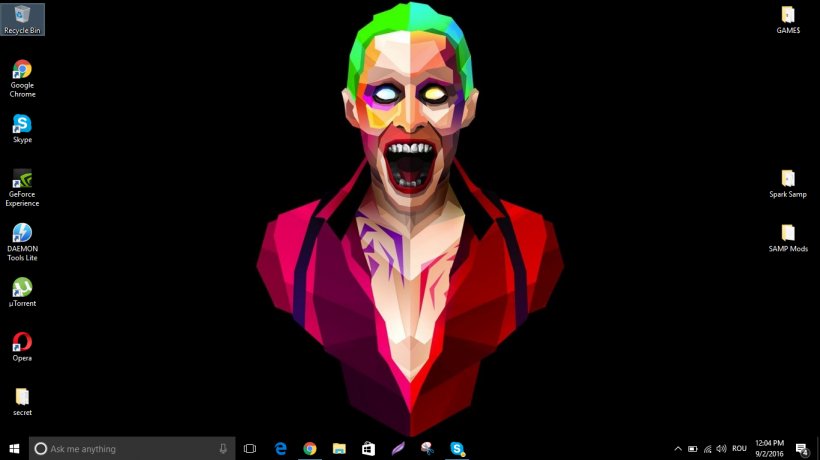 Joker Harley Quinn Jared Leto Suicide Squad Desktop Wallpaper, PNG,  1365x767px, 4k Resolution, Joker, Deviantart, Fictional