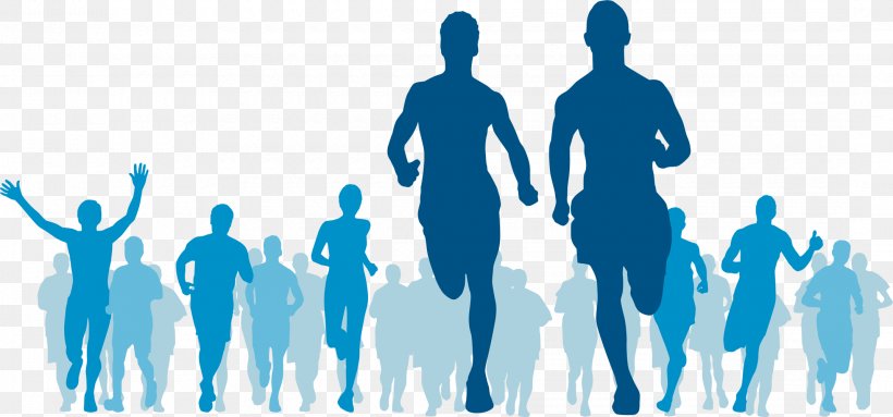 Sport Running Marathon, PNG, 2140x1000px, Sport, Athlete, Blue, Collaboration, Communication Download Free