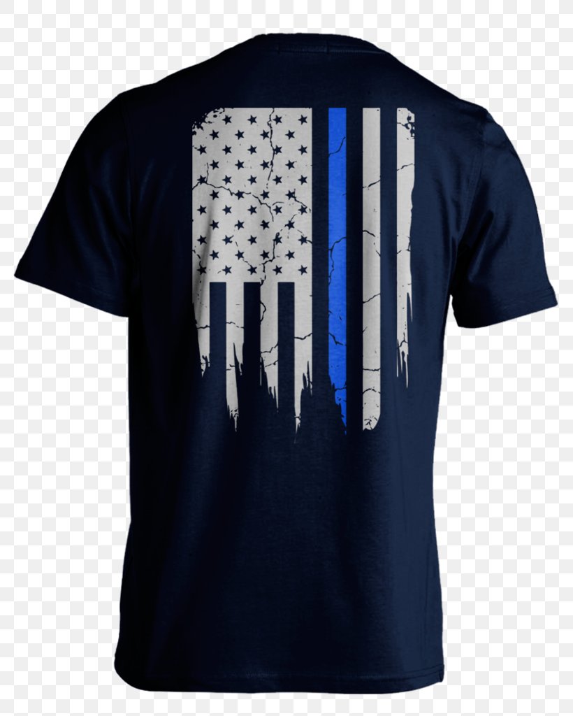T-shirt United States Thin Blue Line Hoodie, PNG, 805x1024px, Tshirt, Active Shirt, Blue, Brand, Clothing Download Free