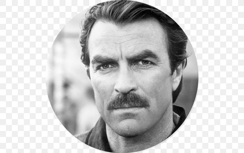 Tom Selleck Magnum, P.I. Television Film Producer, PNG, 514x514px, Tom Selleck, Actor, Alan Rickman, Beard, Black And White Download Free
