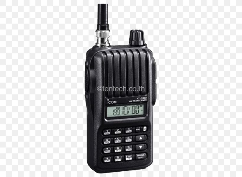 Icom Incorporated Walkie-talkie Transceiver Icom IC-V80-HD Two-way Radio, PNG, 600x600px, Icom Incorporated, Communication Device, Dstar, Electronic Device, Fm Broadcasting Download Free