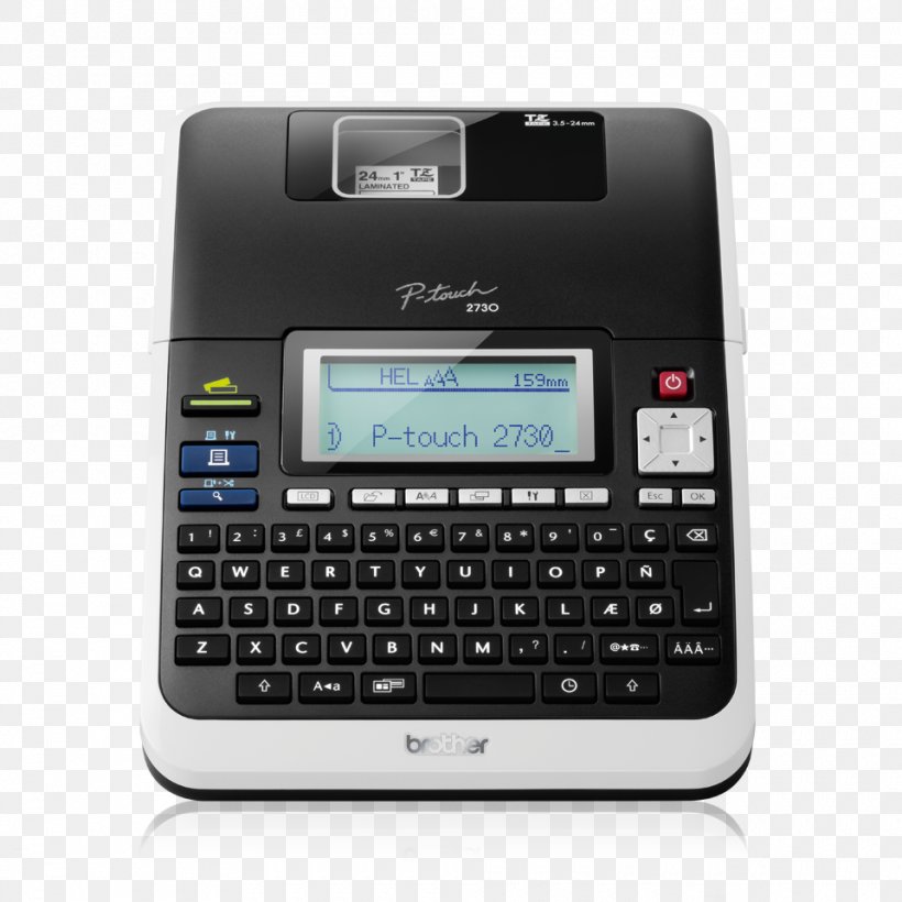 Label Printer Brother Industries Printing, PNG, 960x960px, Label Printer, Barcode, Brother Industries, Brother Pt2730vp, Brother Ptouch Download Free