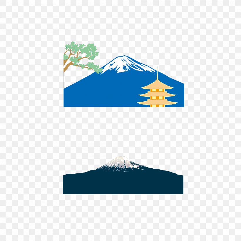 Mount Fuji Illustration, PNG, 2000x2000px, Mount Fuji, Area, Blue, Brand, Button Download Free