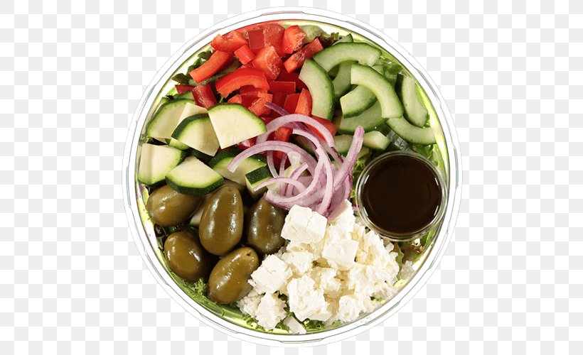 Greek Salad Vegetarian Cuisine Asian Cuisine Wrap Lunch, PNG, 500x500px, Greek Salad, Appetizer, Asian Cuisine, Asian Food, Cuisine Download Free