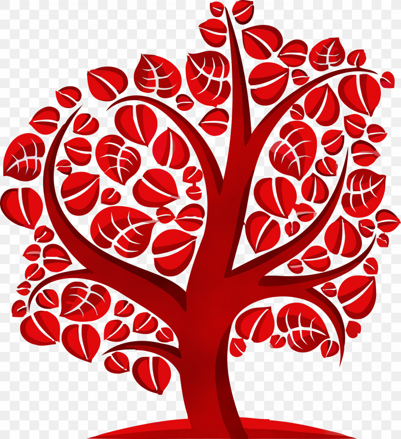 Red Leaf Plant Tree Heart, PNG, 2736x2999px, Tu Bishvat Tree, Abstract Tree, Cartoon Tree, Heart, Leaf Download Free